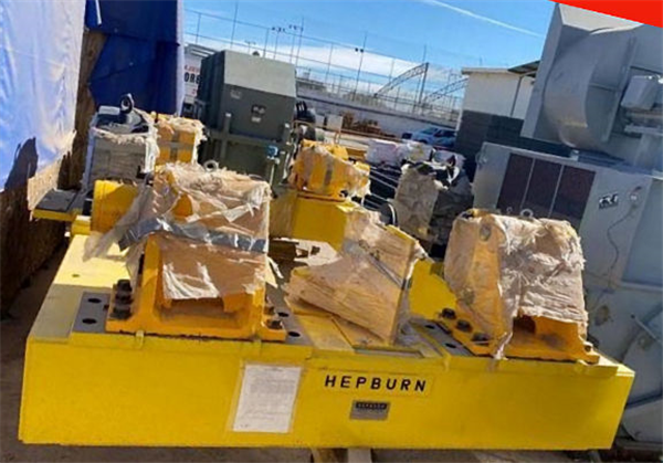 Unused Hepburn 100" (2540mm) Dia., Type Fe_2, 4-rope Friction (koepe) Hoist, 1250 Hp)